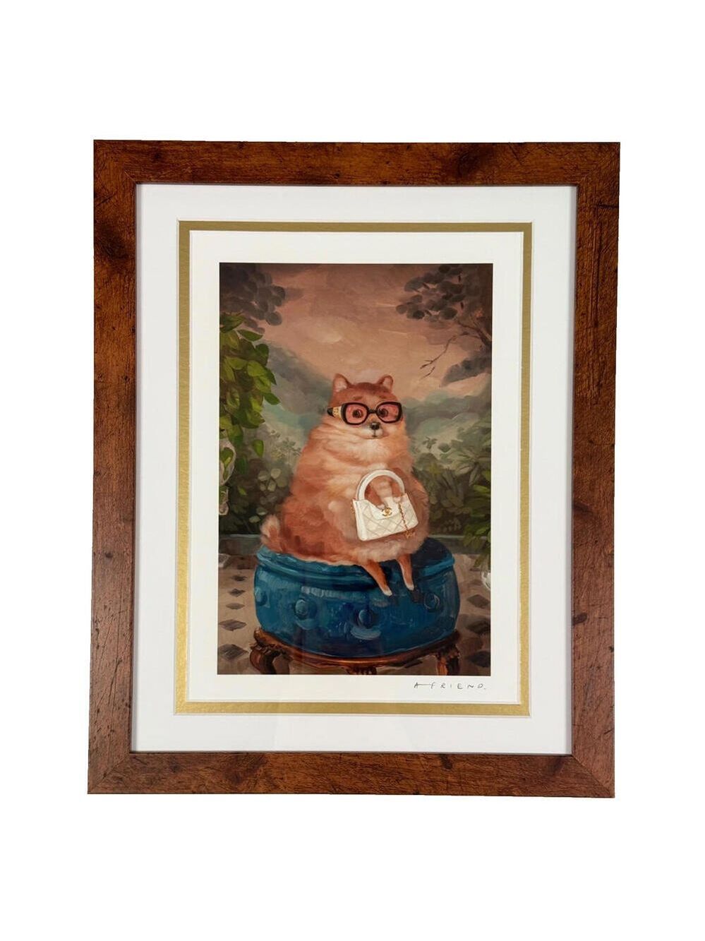 Alison Friend - Pom Pom Chanel - Time Limited Edition Art Print - COA - Framed
